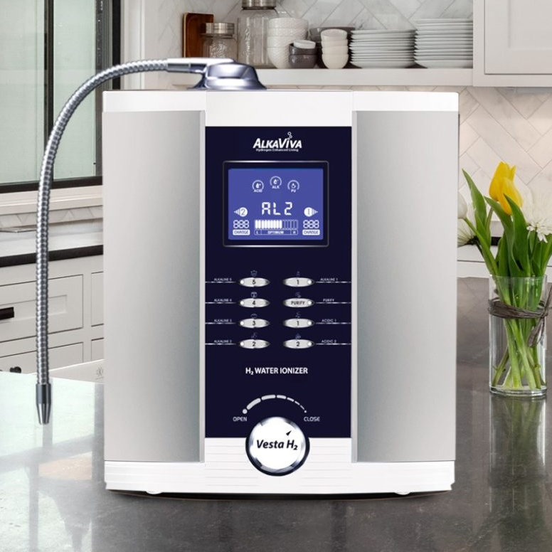 The AlkaViva Vesta H2 Dual Filter 9Plate Water