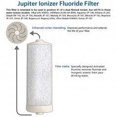 Jupiter Ionizer Fluoride Filter Cross Section