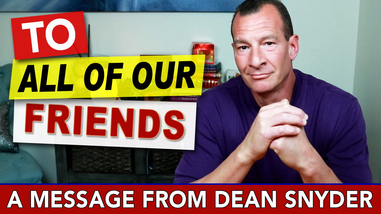 A Message From Dean Snyder